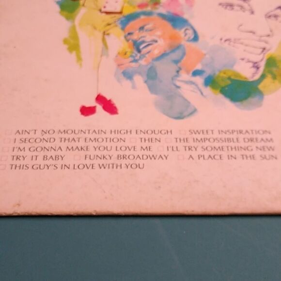 Diana Ross Join The Temptations & The Supremes Colorful Album Cover Art - Picture 3 of 11